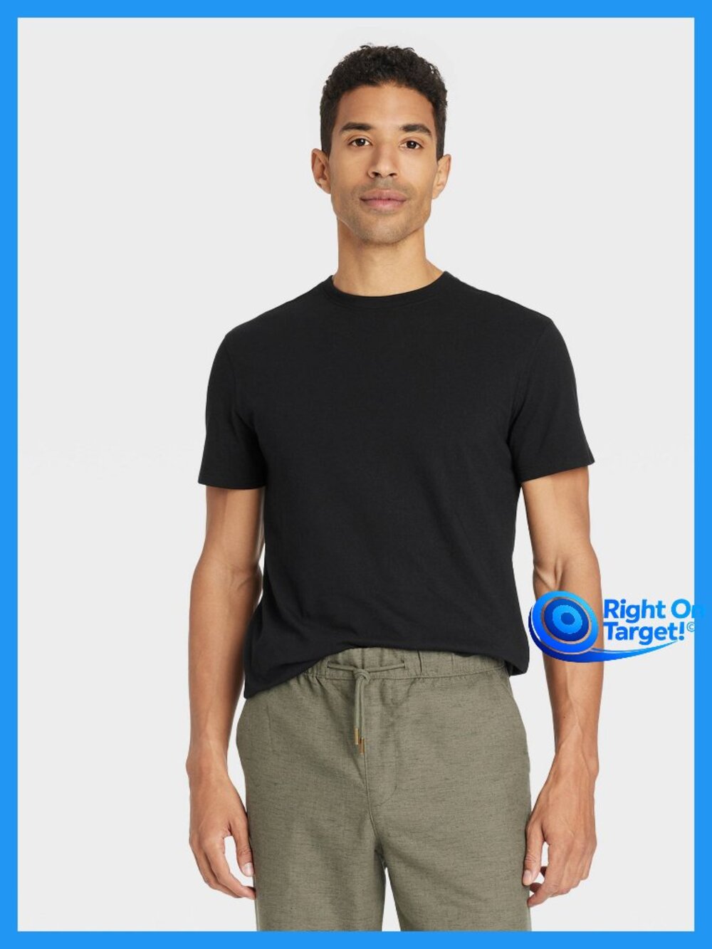 XXL - Mens Every Wear Short Sleeve T-Shirt - Goodfellow Co - Black